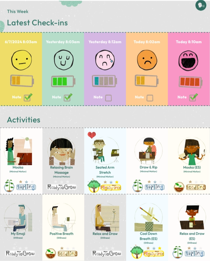 Mindful Practices and Class Catalyst project example 15