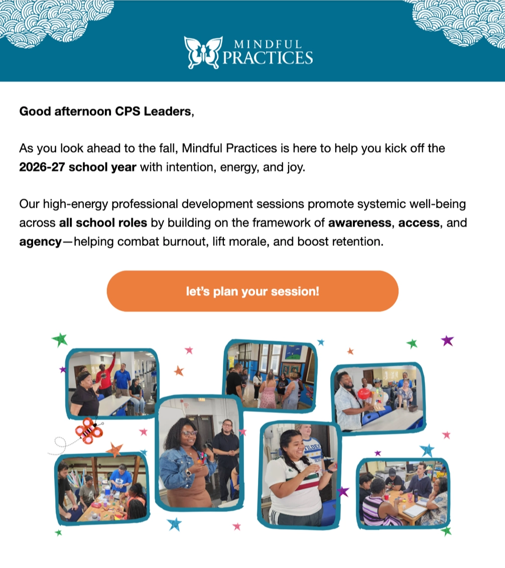 Mindful Practices Newsletter Example 06
